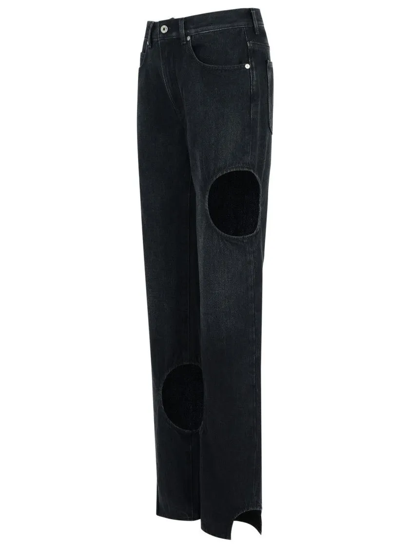 'Meteor' Black Denim Jeans