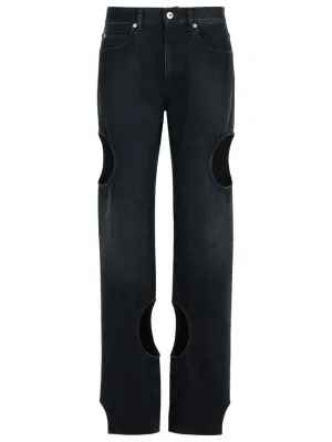 'Meteor' Black Denim Jeans