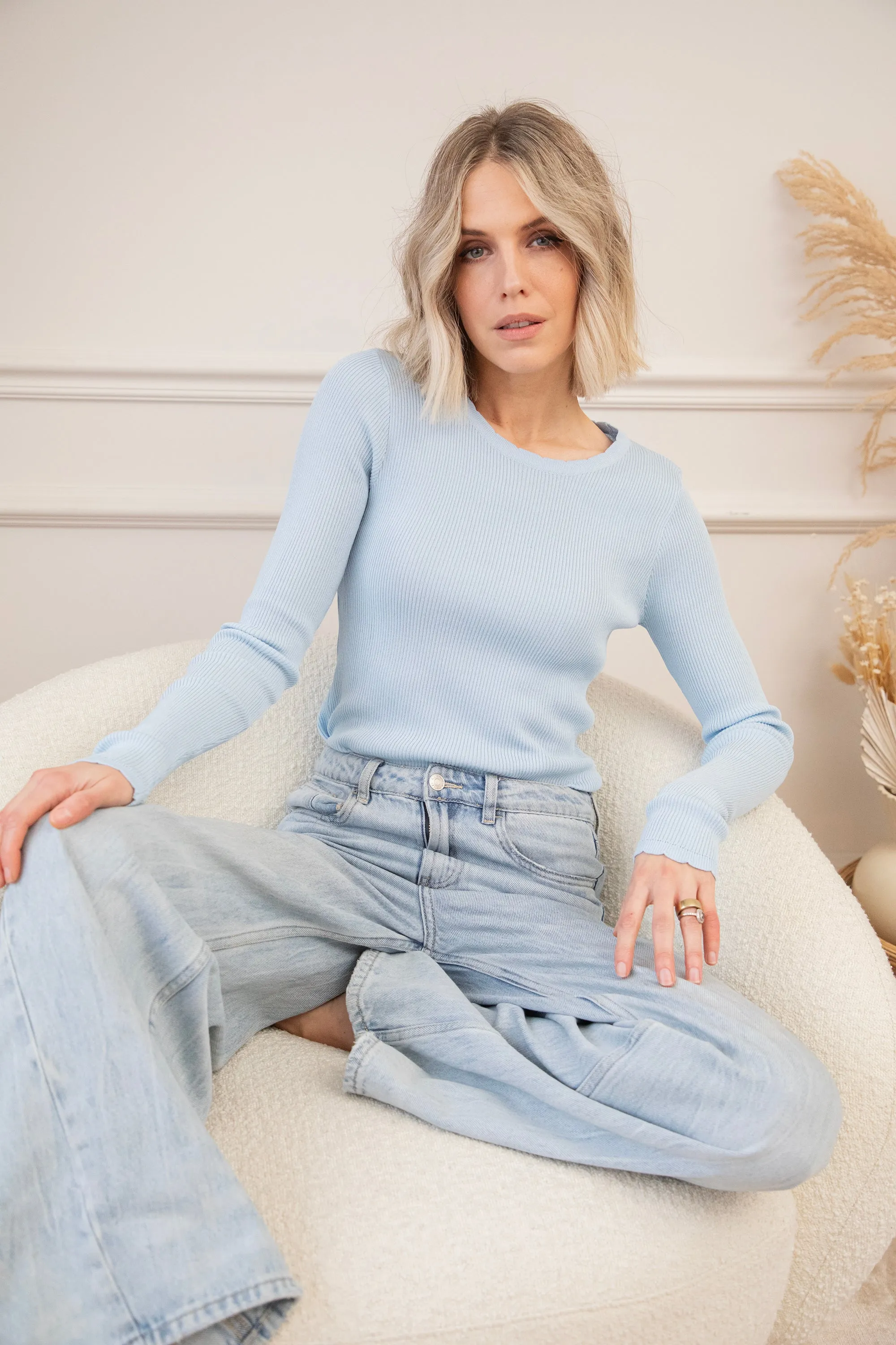 Mira More Soft Blue - Longsleeve