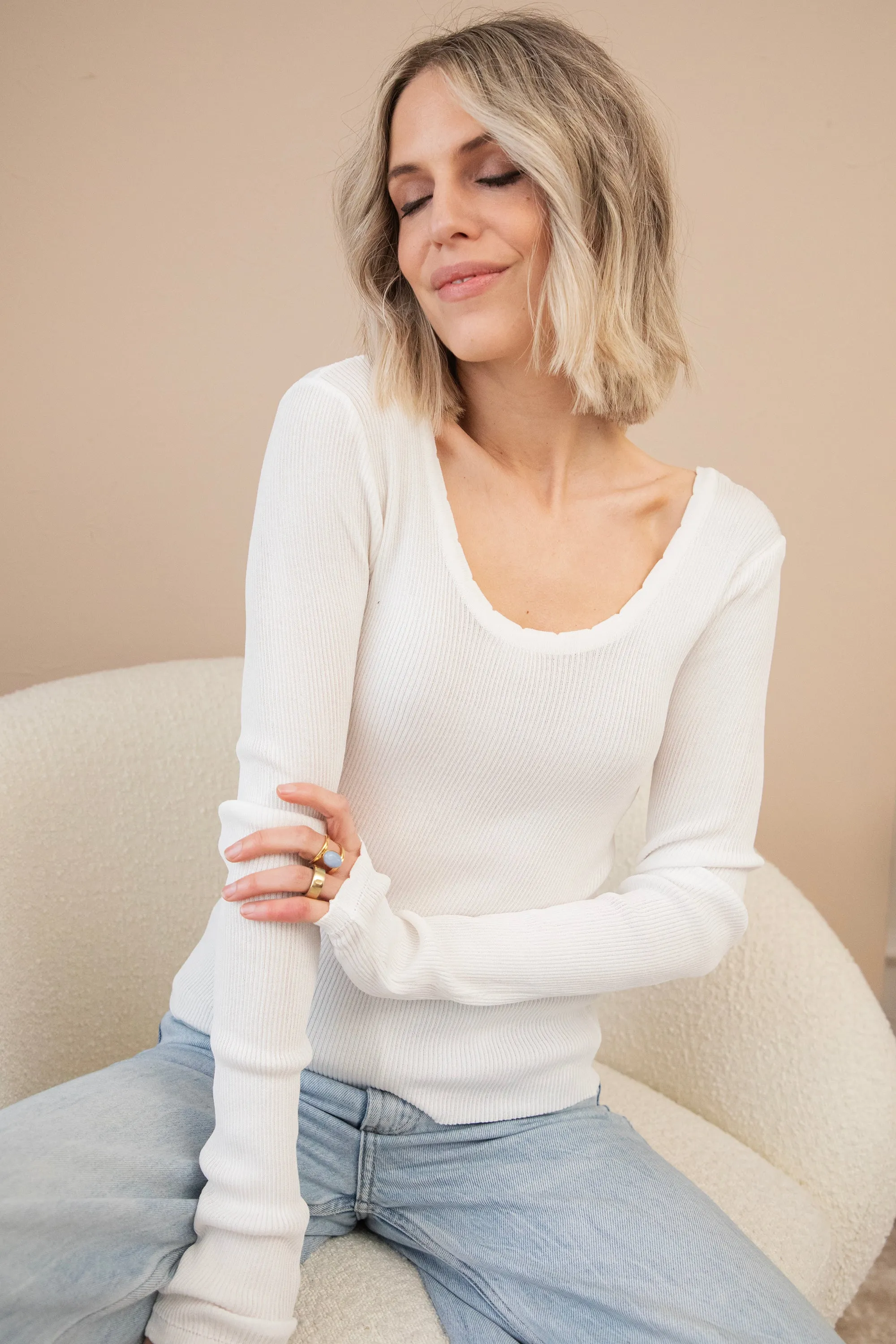 Mira White - Longsleeve