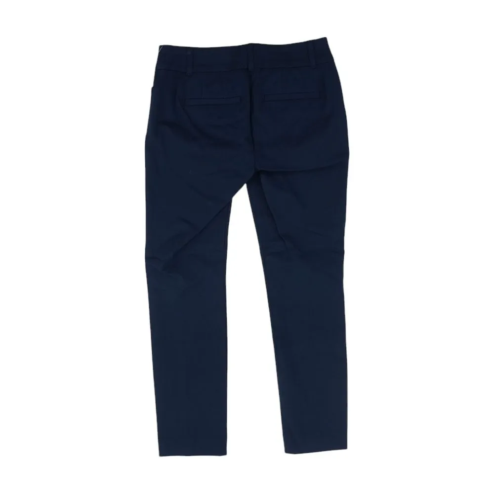 Navy Solid Chino Pants