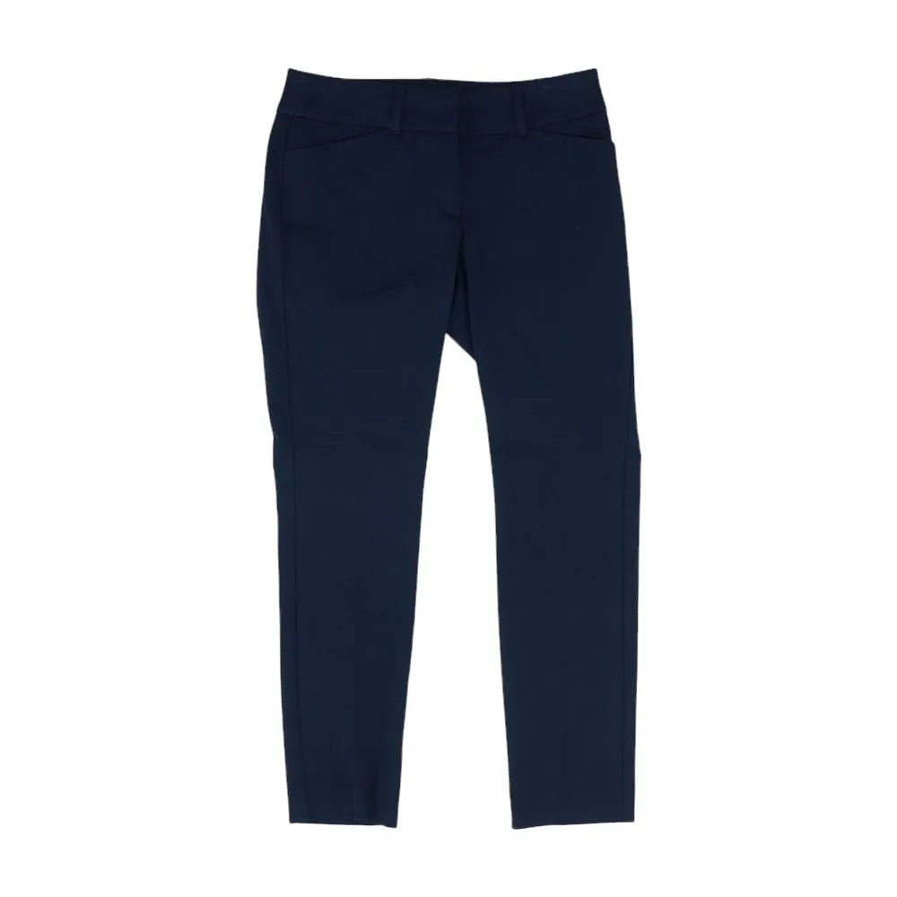 Navy Solid Chino Pants