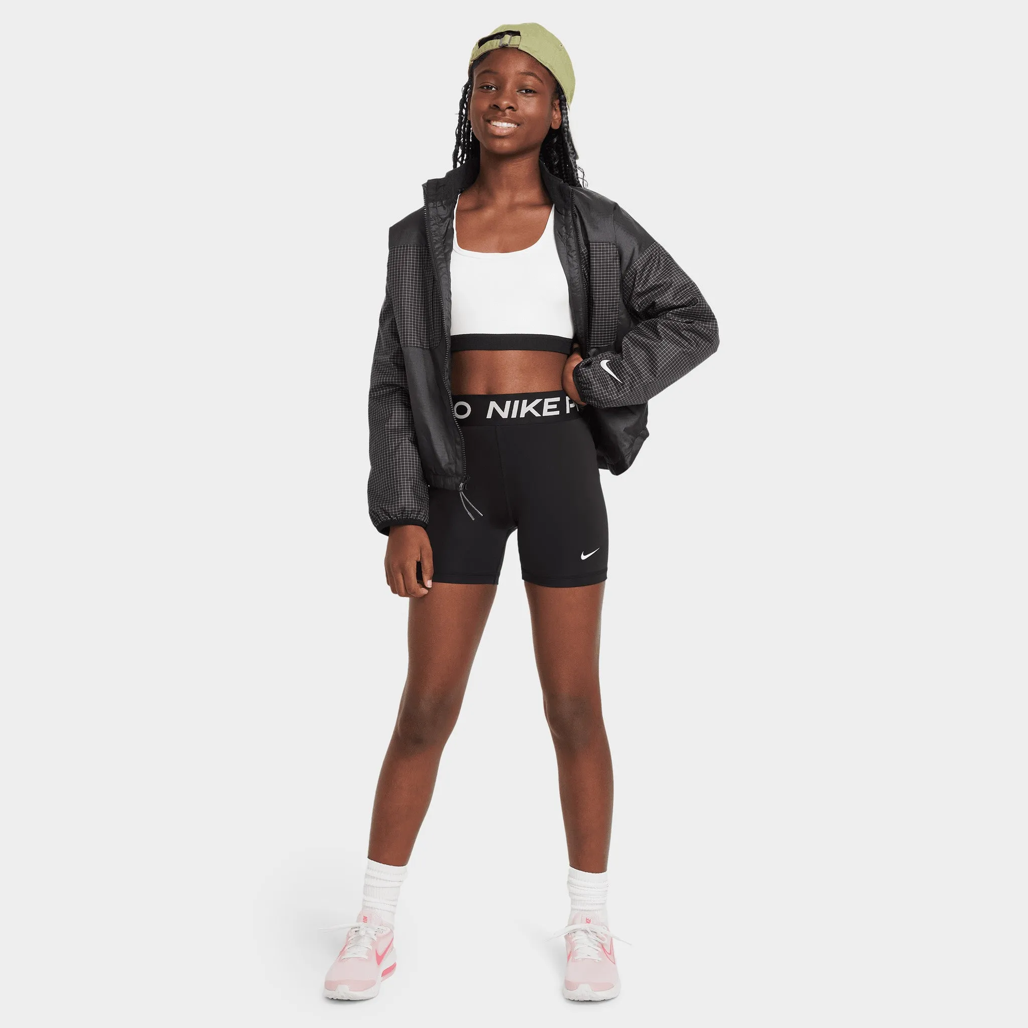 Nike Pro Junior Girls' 3" Dri-FIT Shorts / Black