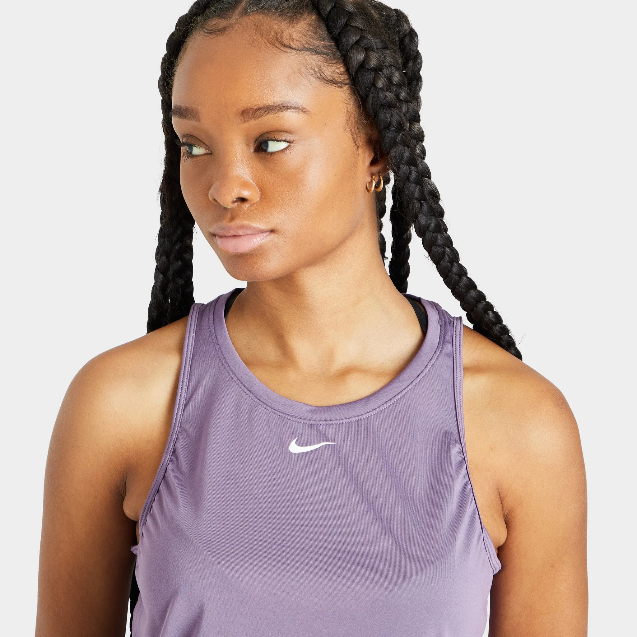 Nike Women's Dri-FIT One Standard Fit Tank / Amethyst Smoke