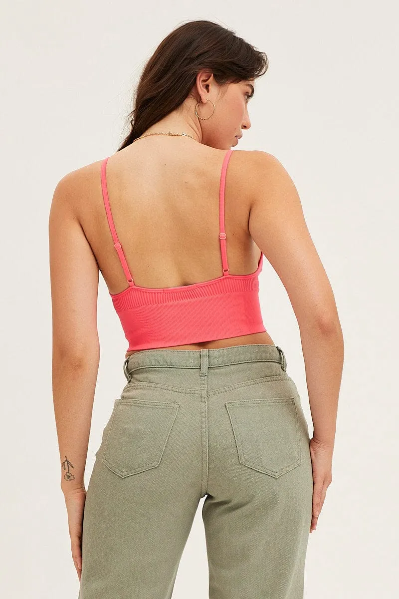 Pink Bralette Seamless