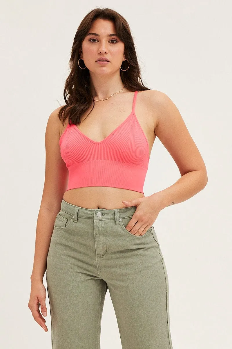 Pink Bralette Seamless