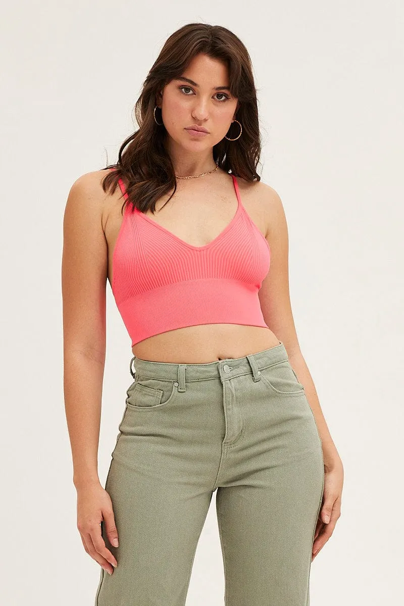 Pink Bralette Seamless