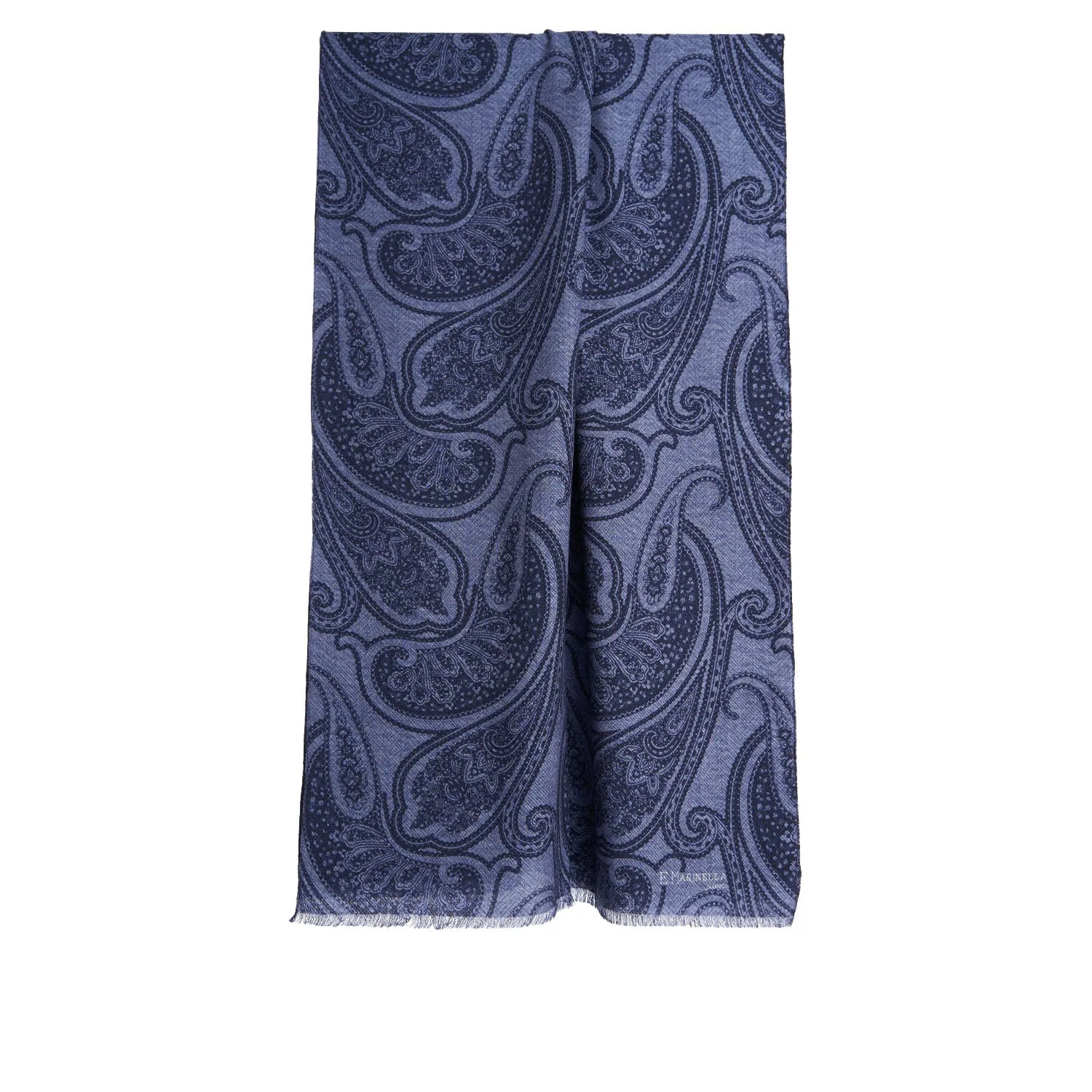 POWDER BLUE WOOL STOLE