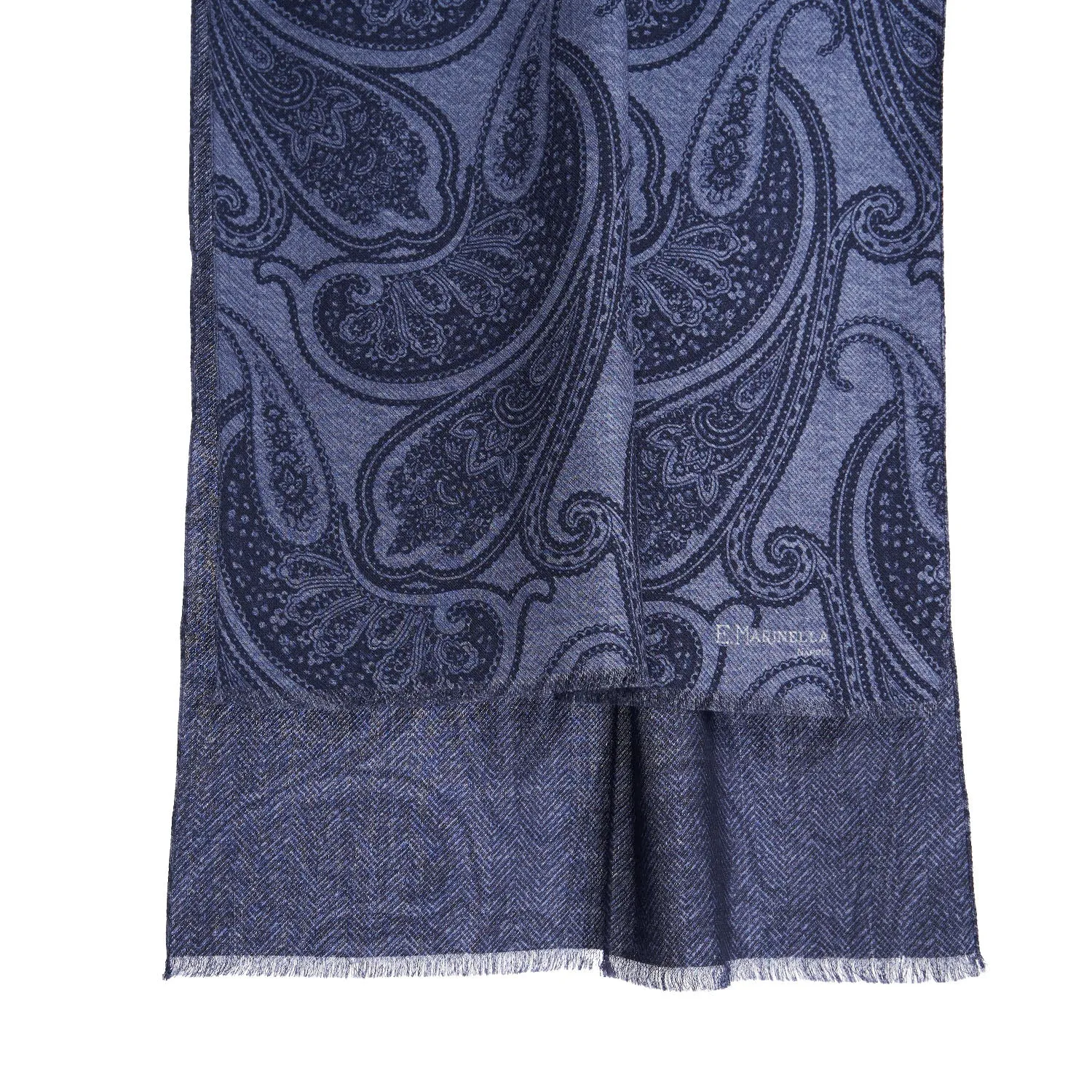 POWDER BLUE WOOL STOLE
