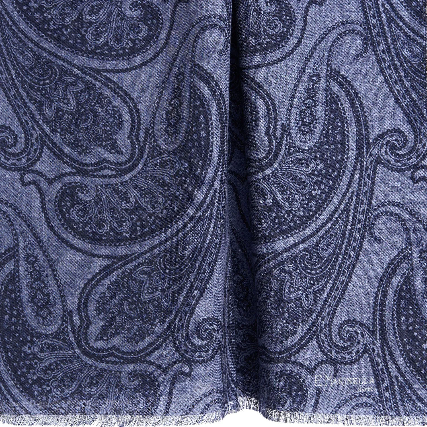 POWDER BLUE WOOL STOLE