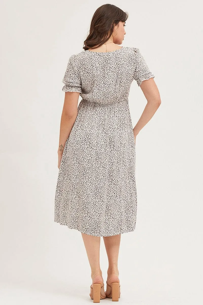 Print Midi Dress