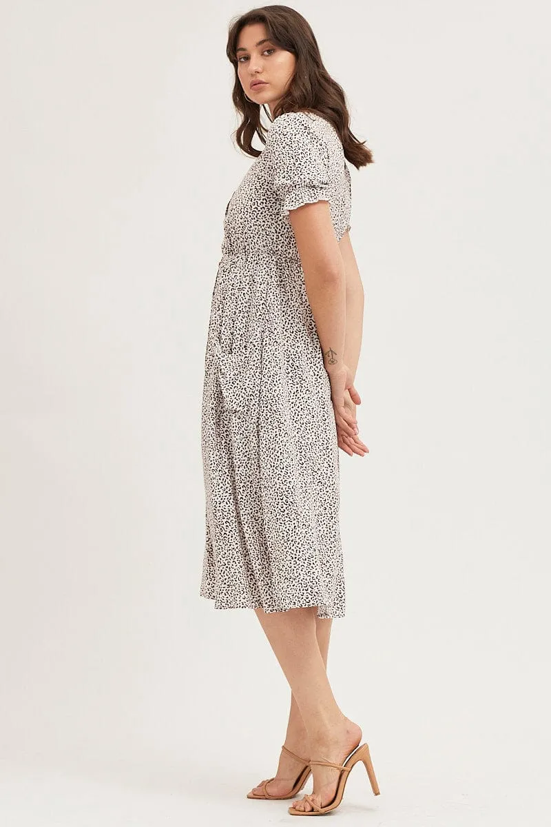 Print Midi Dress