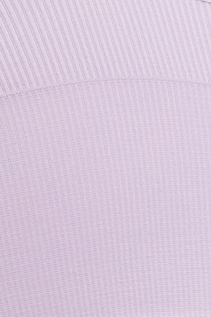 Purple Crop Singlet Top Seamless