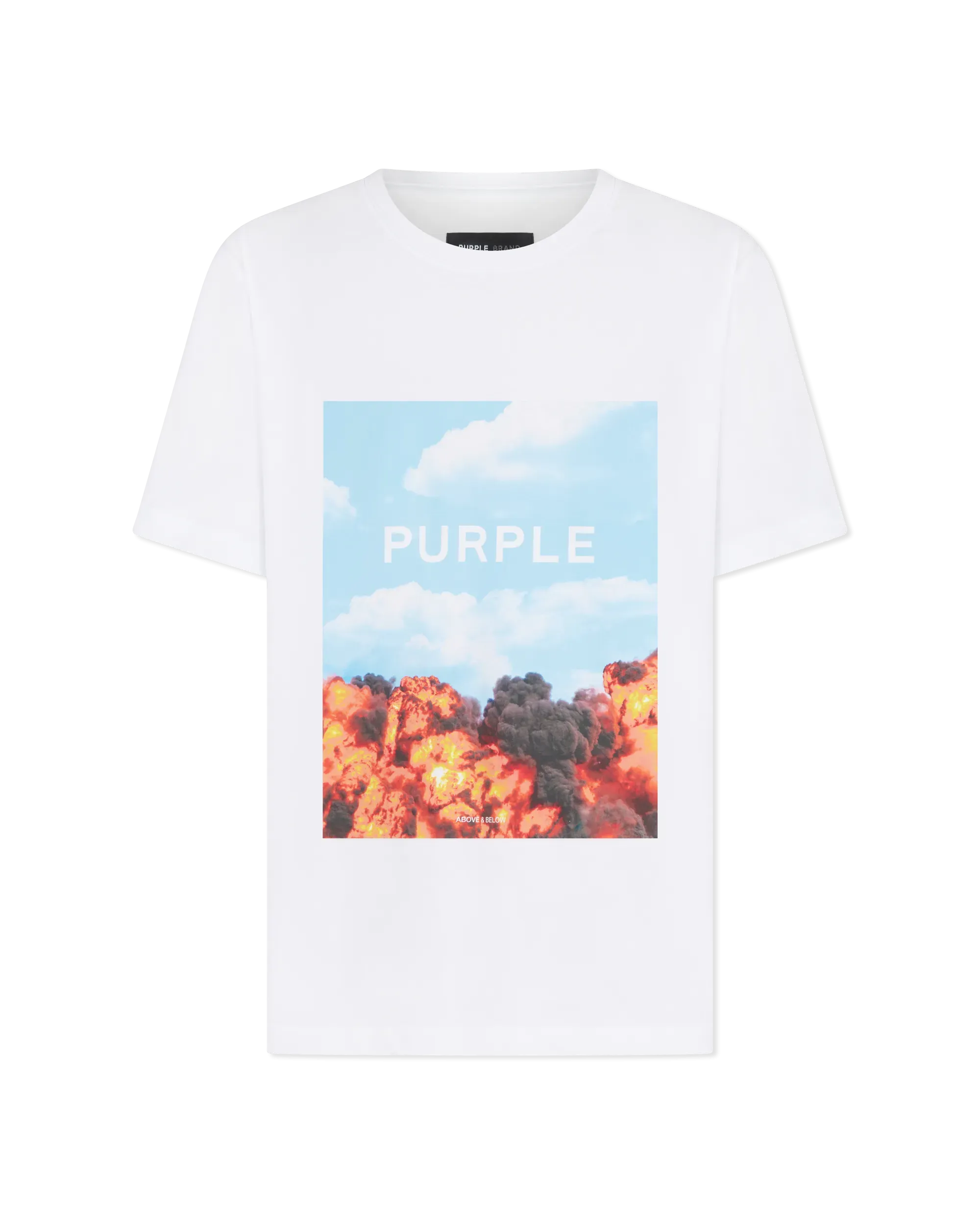 Purple Jeans Above & Below Clean Jersey T-shirt