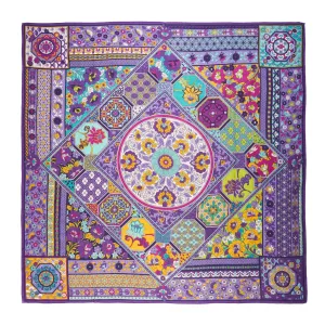 PURPLE WOOL STOLE