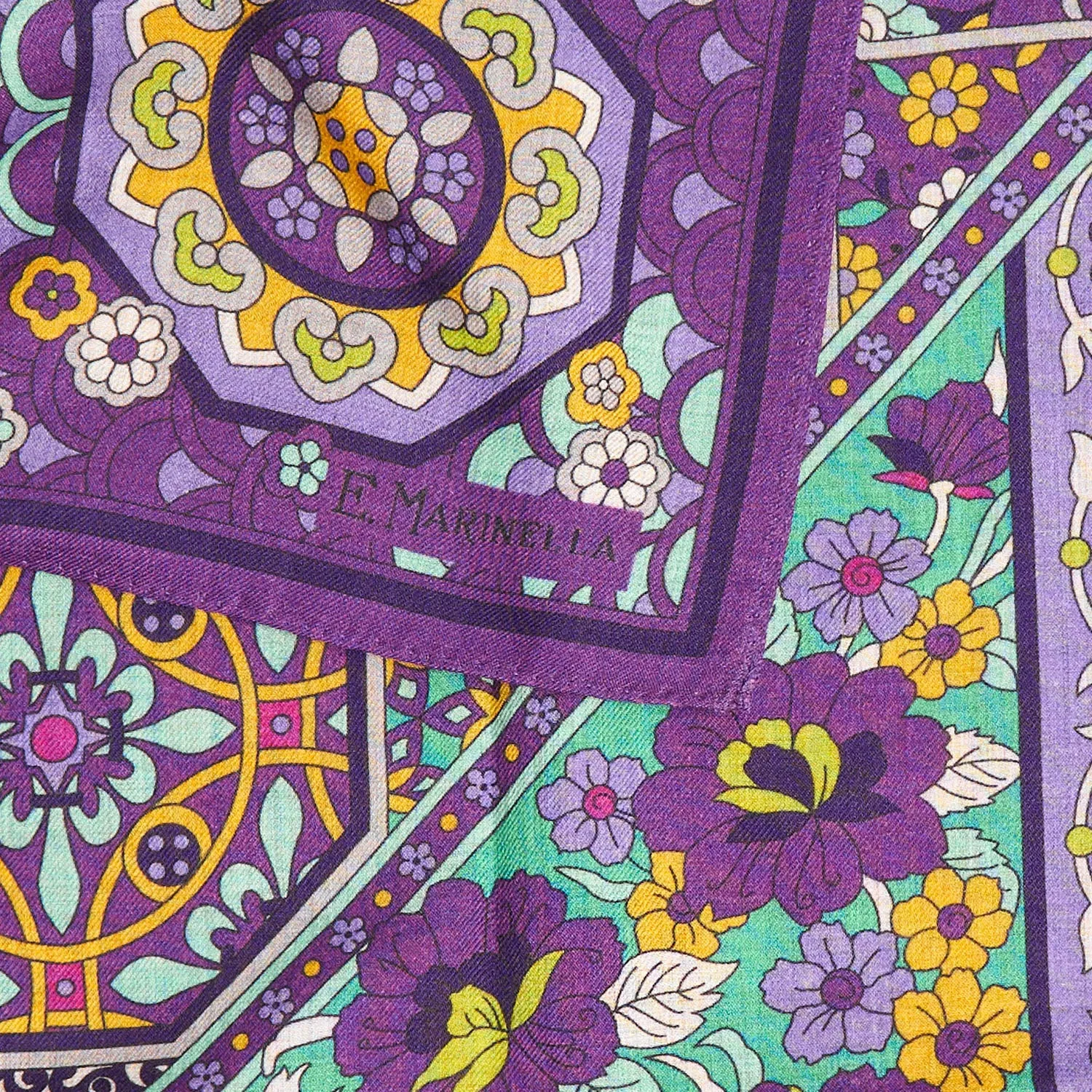 PURPLE WOOL STOLE