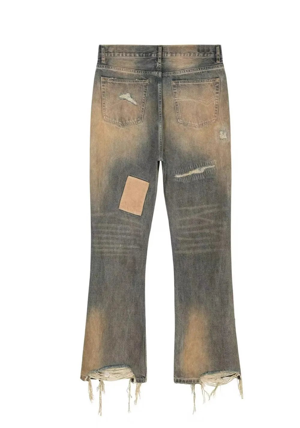 REGEN ZONE丨"RIOT" Boro Distressed Patchwork Pants