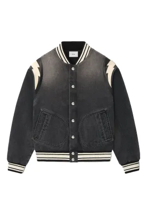 Rhude Denim Lightning Bomber 'Black'