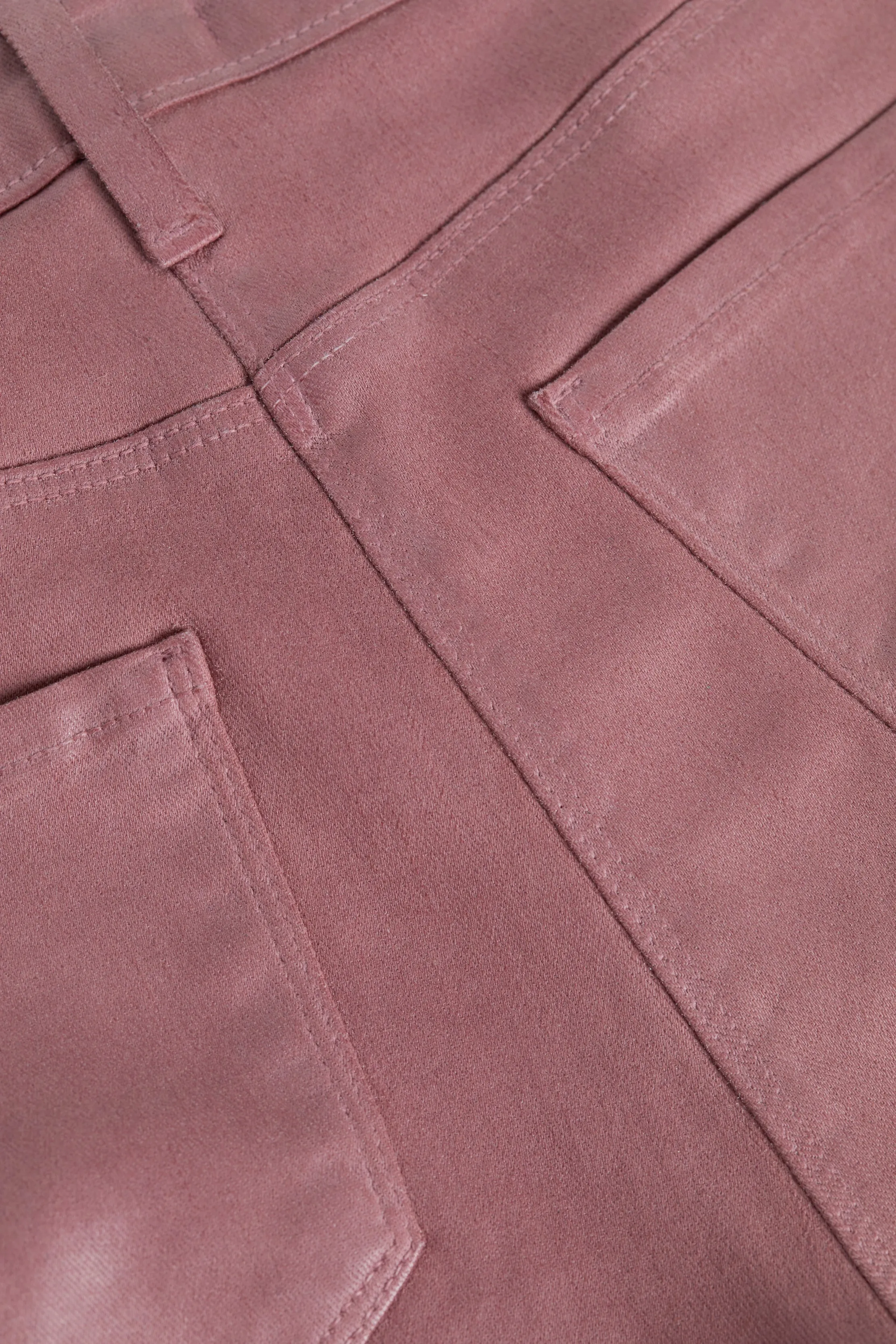Ruth Coated Straight-Leg Jean