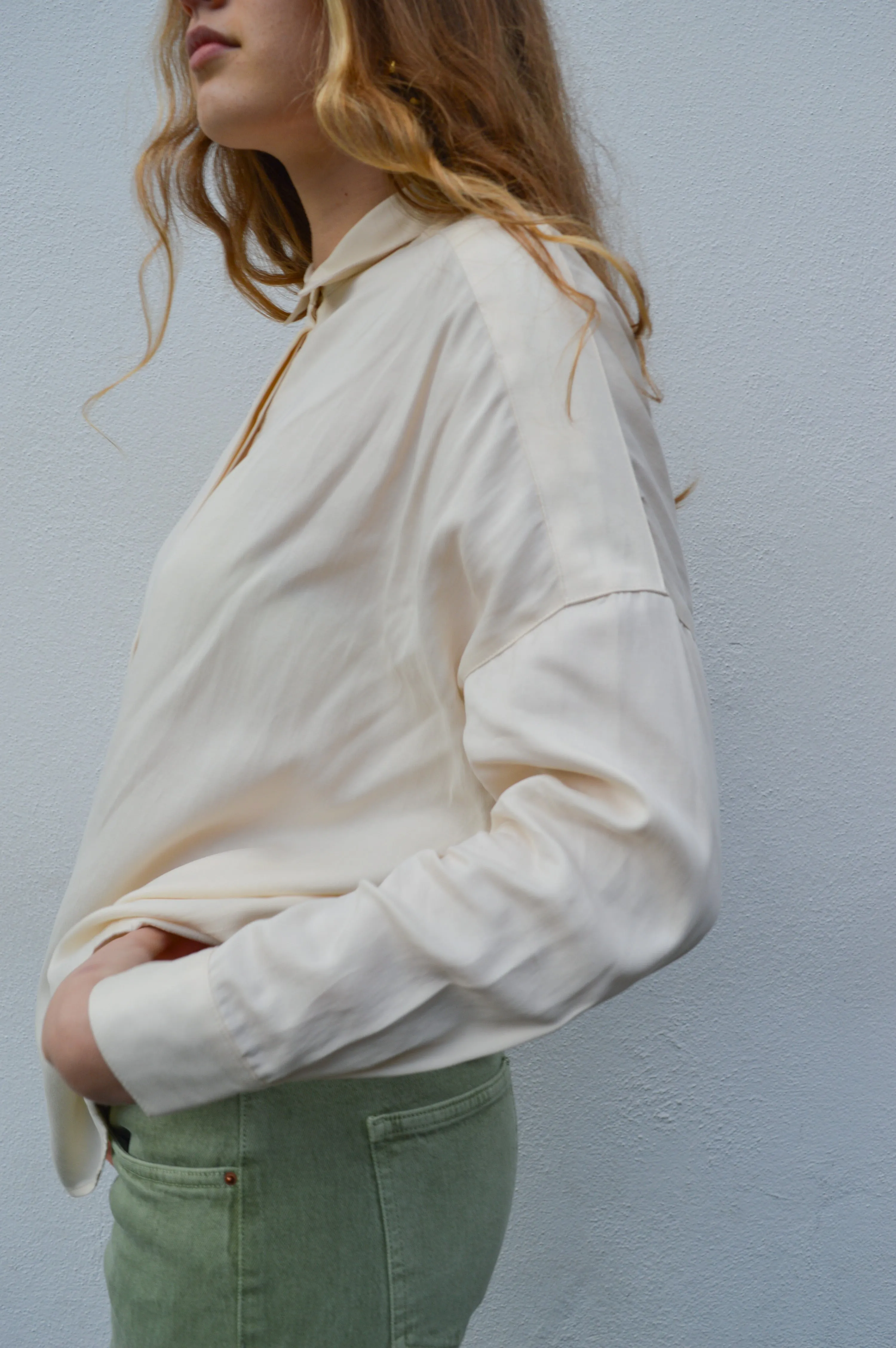 Sessùn Lady D Fleur de Sel Wide Shirt