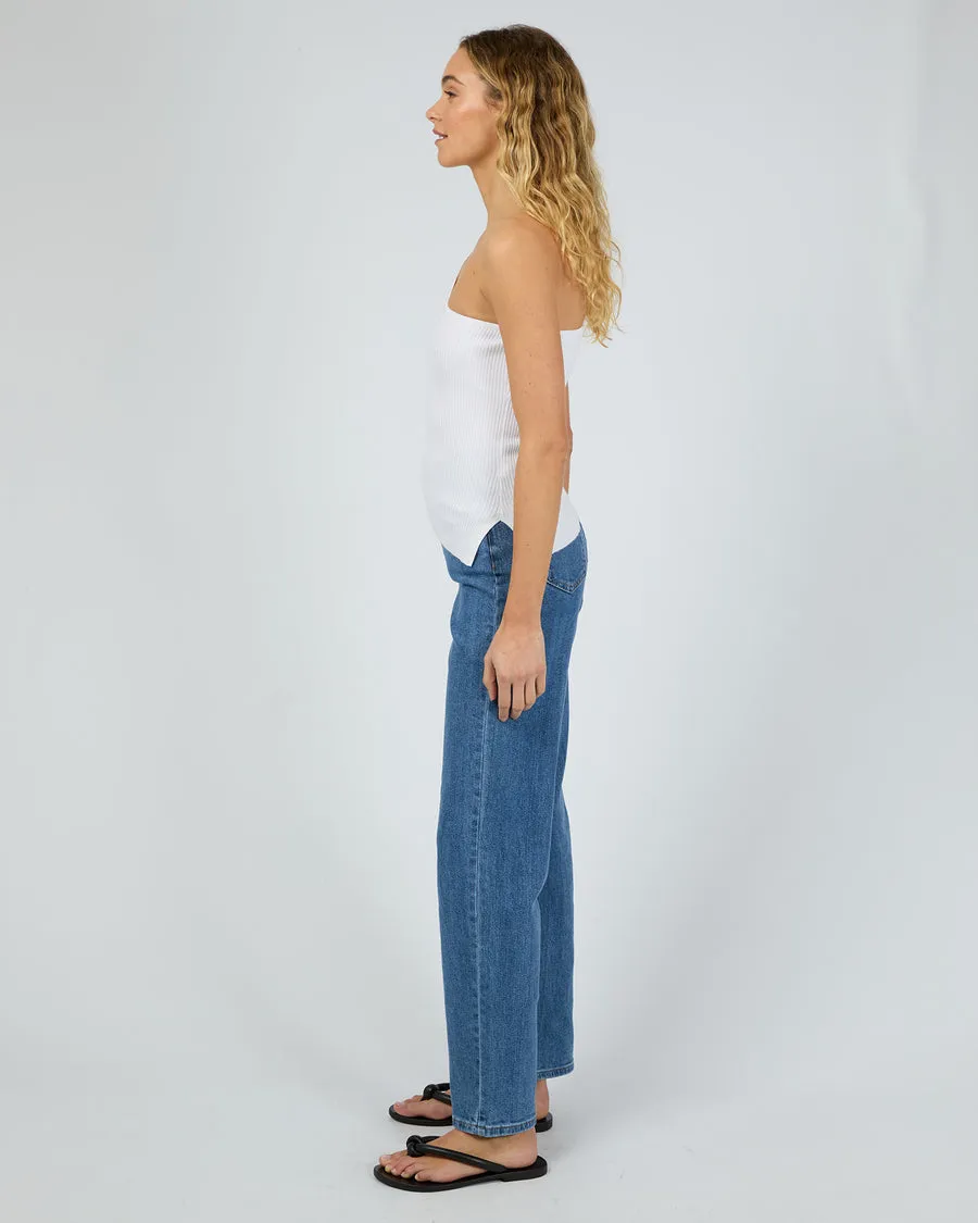 Silent Theory Dustin One Shoulder Top White