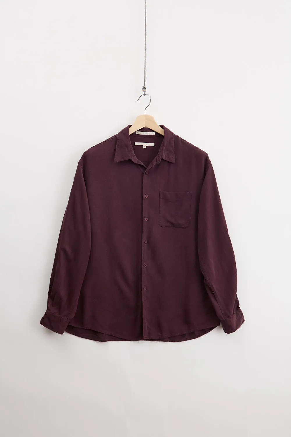 Silk textured shirt (XL)