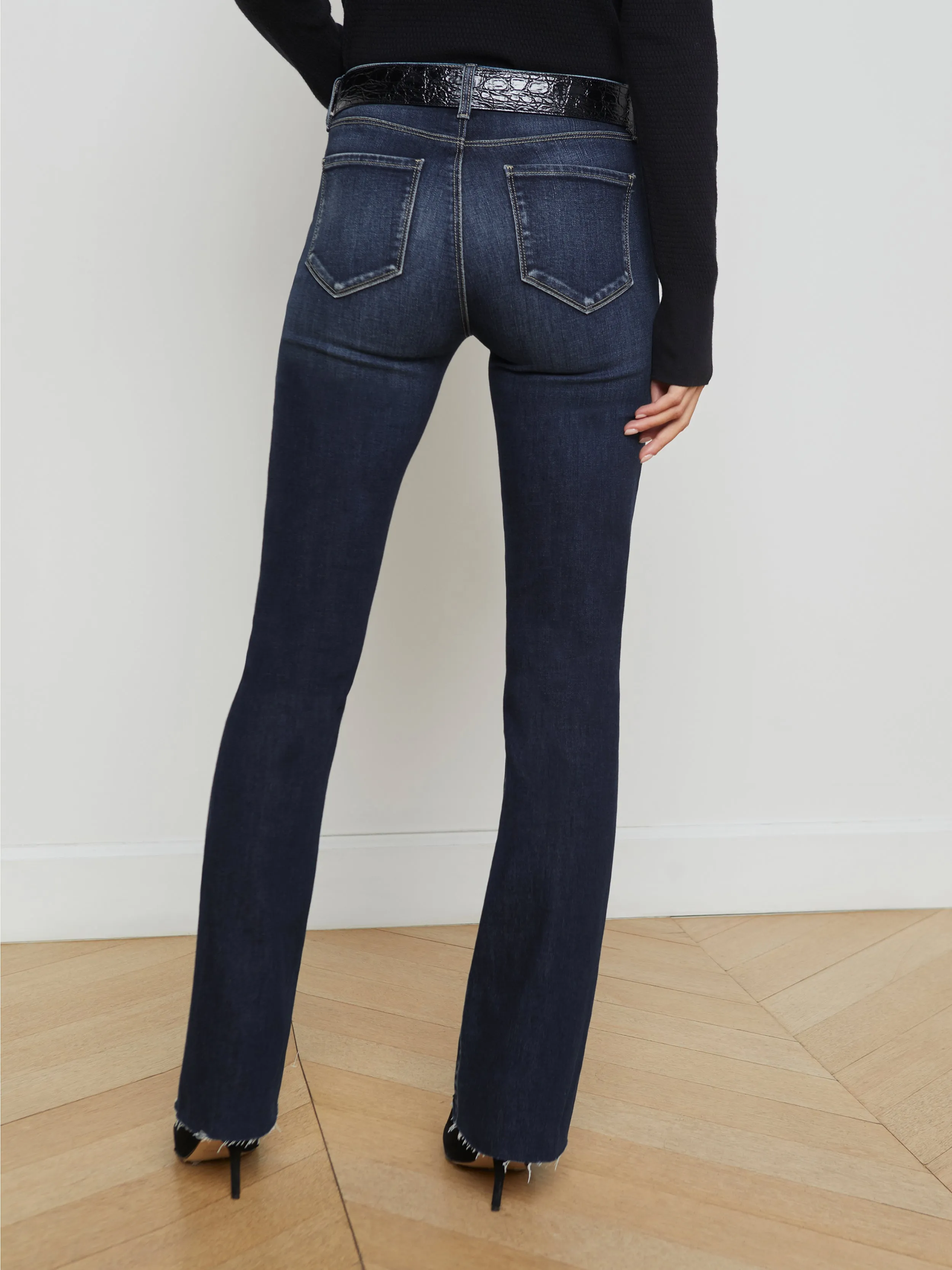 Sneeki Low-Rise Straight-Leg Jean