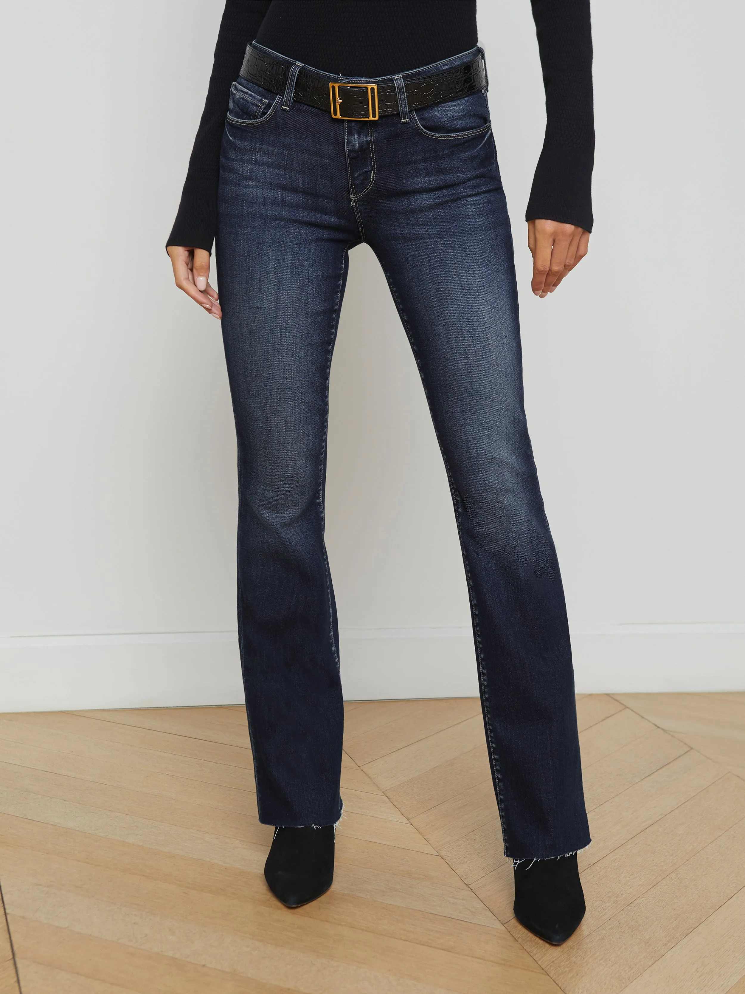 Sneeki Low-Rise Straight-Leg Jean