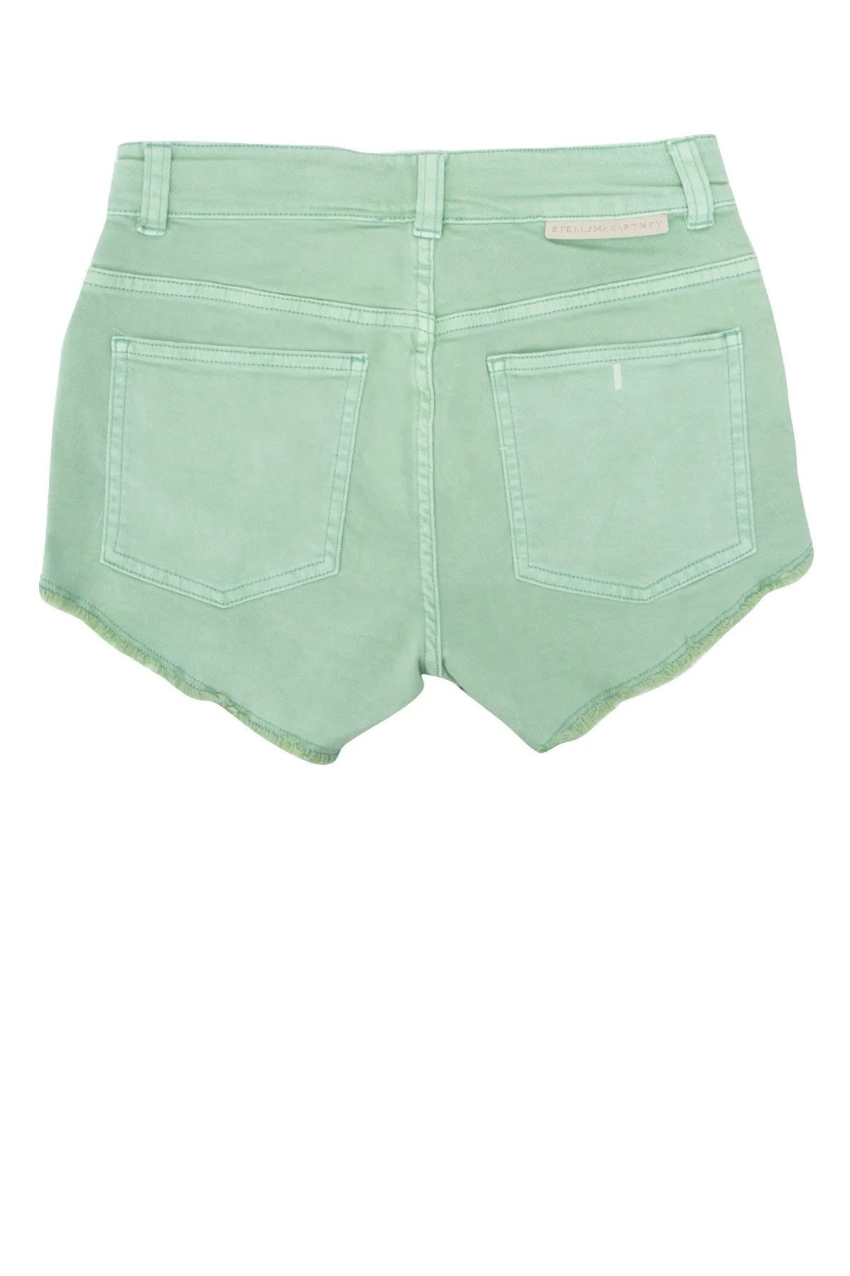 Stella McCartney Kids Frayed Denim Shorts