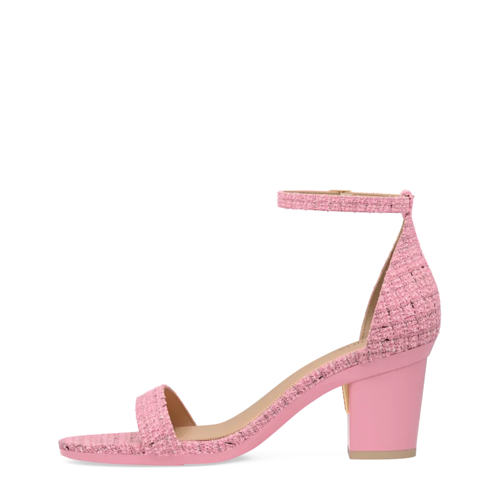 The Pashionista - Pink Tweed 3 Block