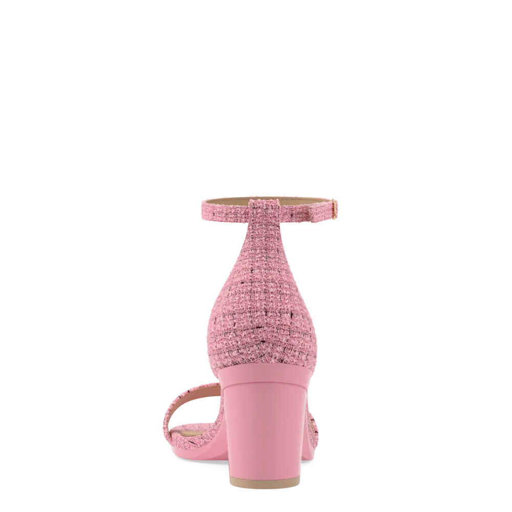 The Pashionista - Pink Tweed 3 Block