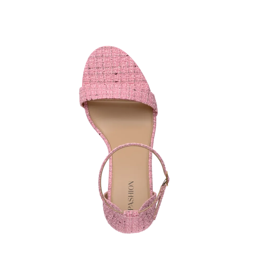 The Pashionista - Pink Tweed 3 Block