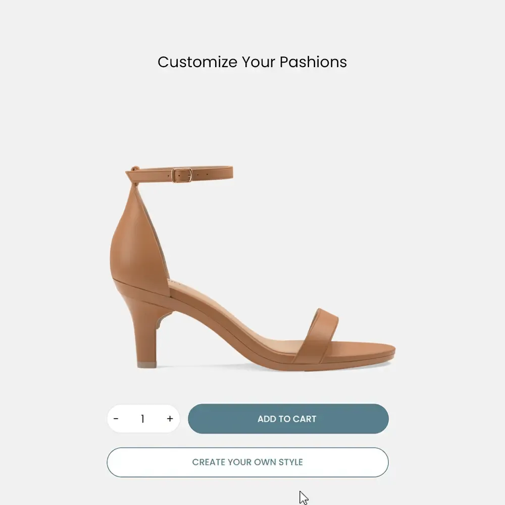 The Pashionista - Whiskey Leather   Stiletto Heel Kit 3 Whiskey - FINAL SALE