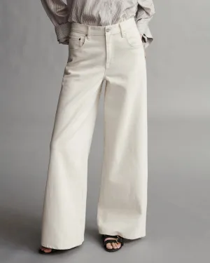 TWP - Tiny Dancer in Natural - Wide Leg Jean - Lightweight Cotton