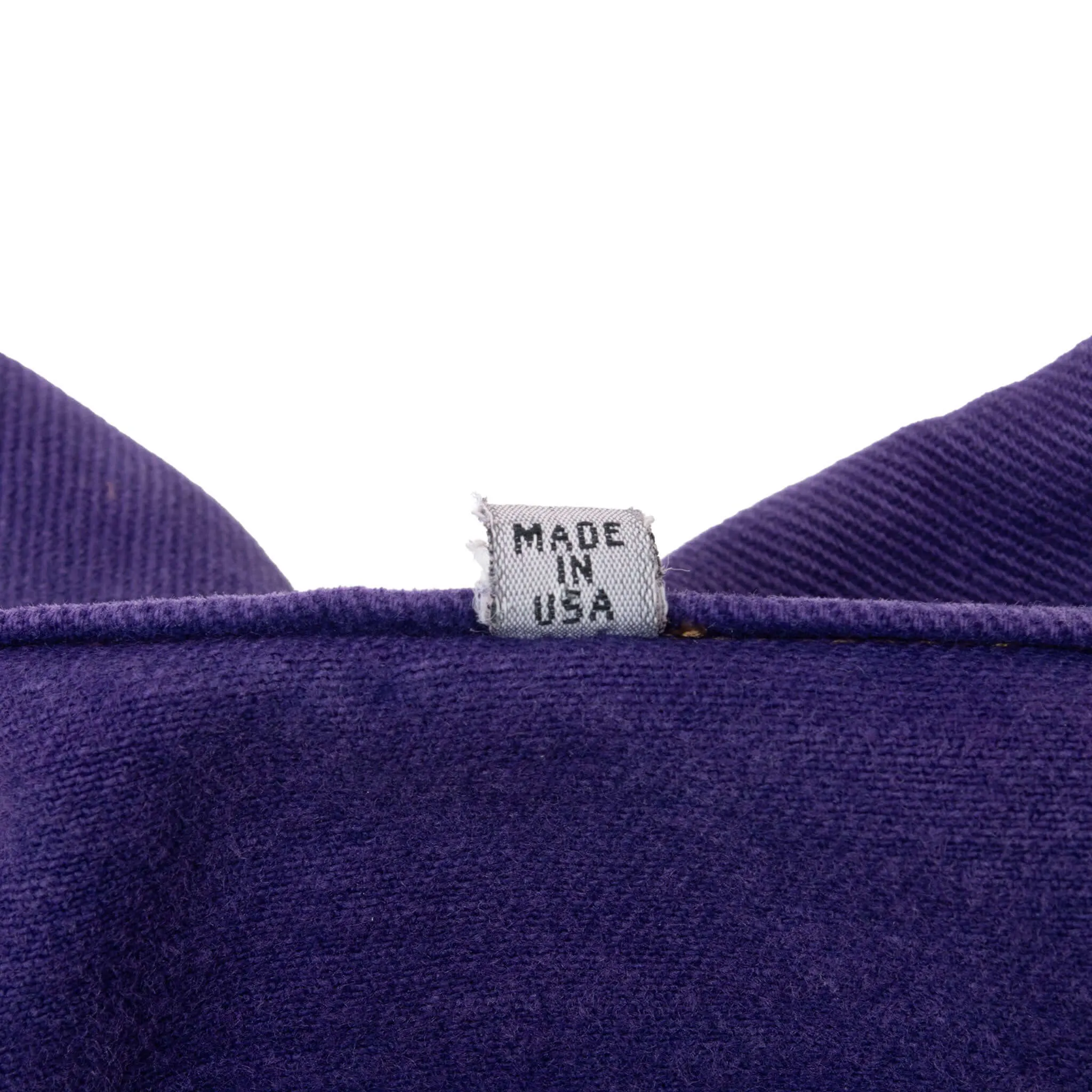 VINTAGE MARITHE FRANCOIS GIRBAUD PURPLE PLEATED 1990S DENIM JACKET LARGE USA