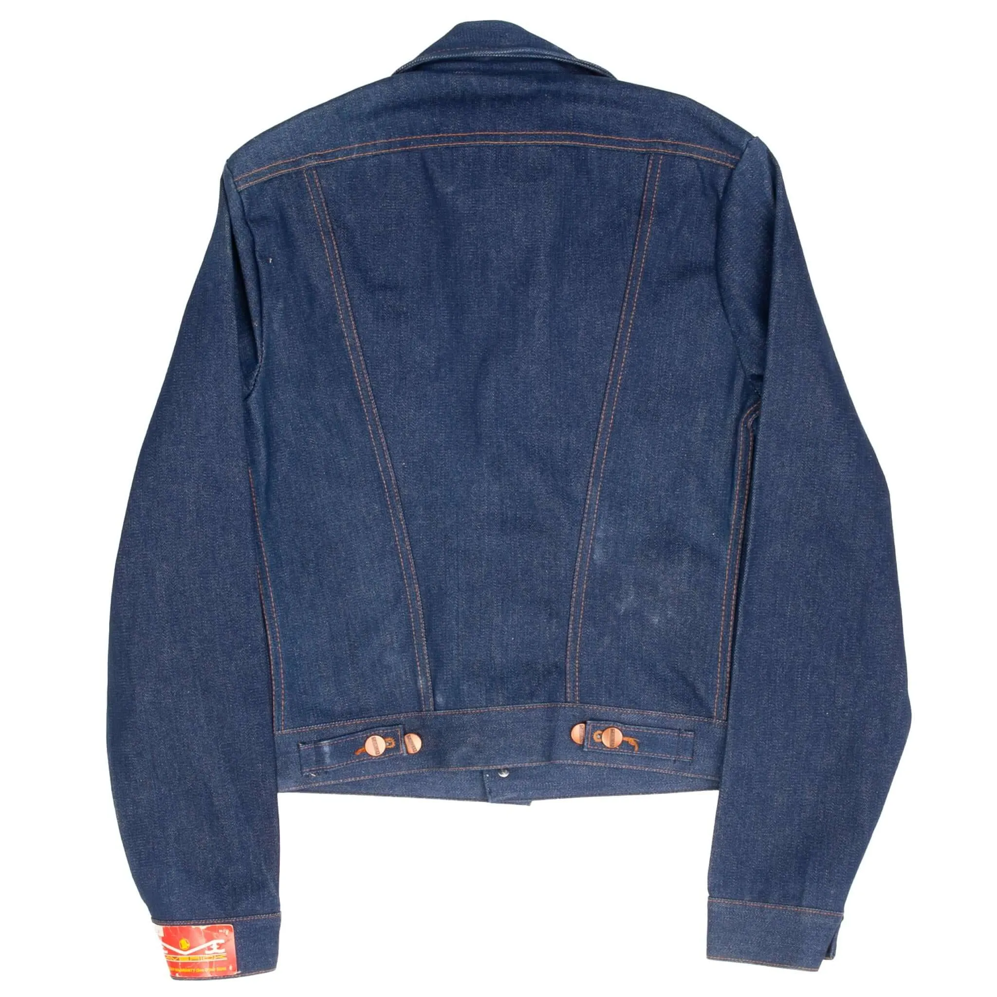 VINTAGE MAVERICK BLUE BELL DENIM JACKET 3J03MJ 1970S SIZE 34 MADE USA DEADSTOCK