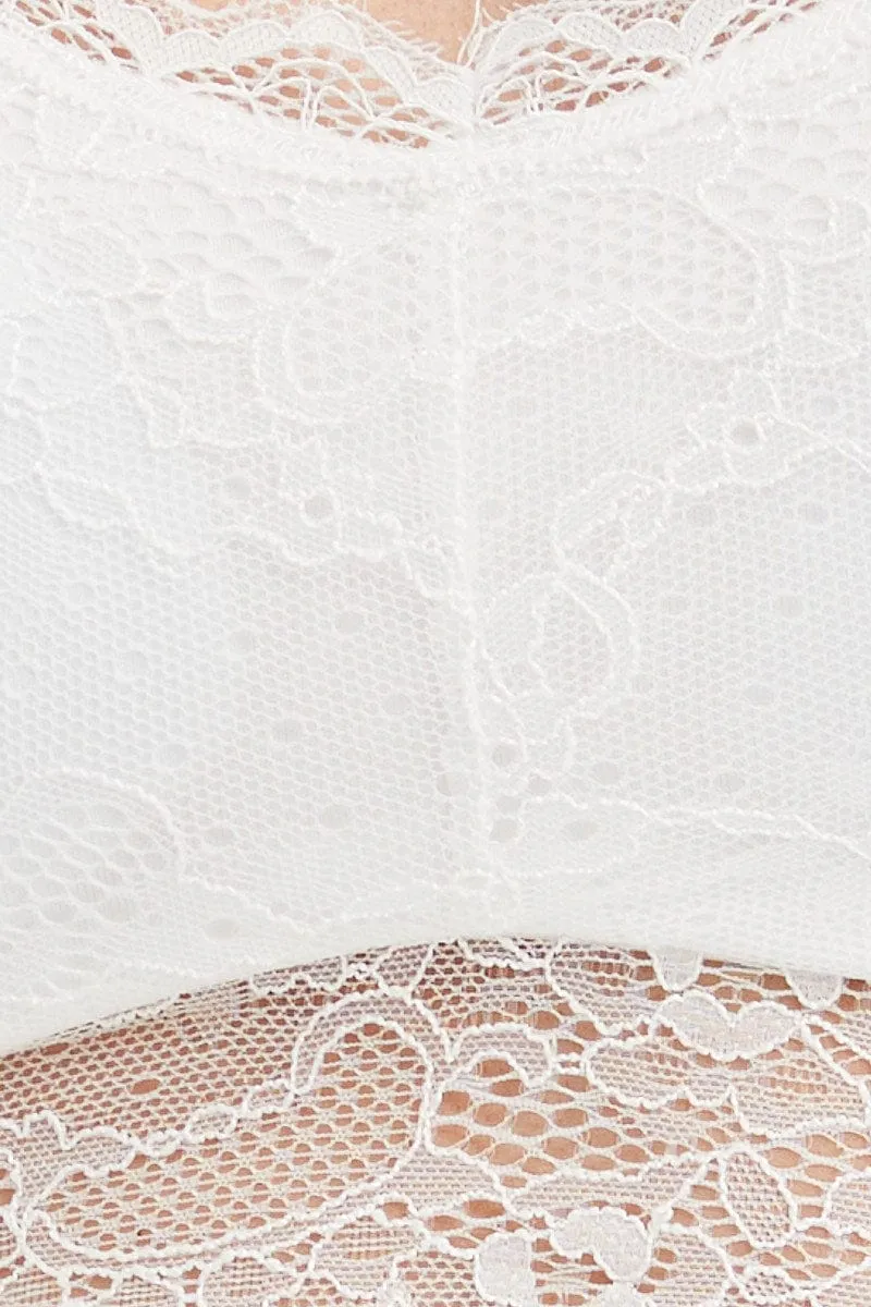 White Bralette Lace