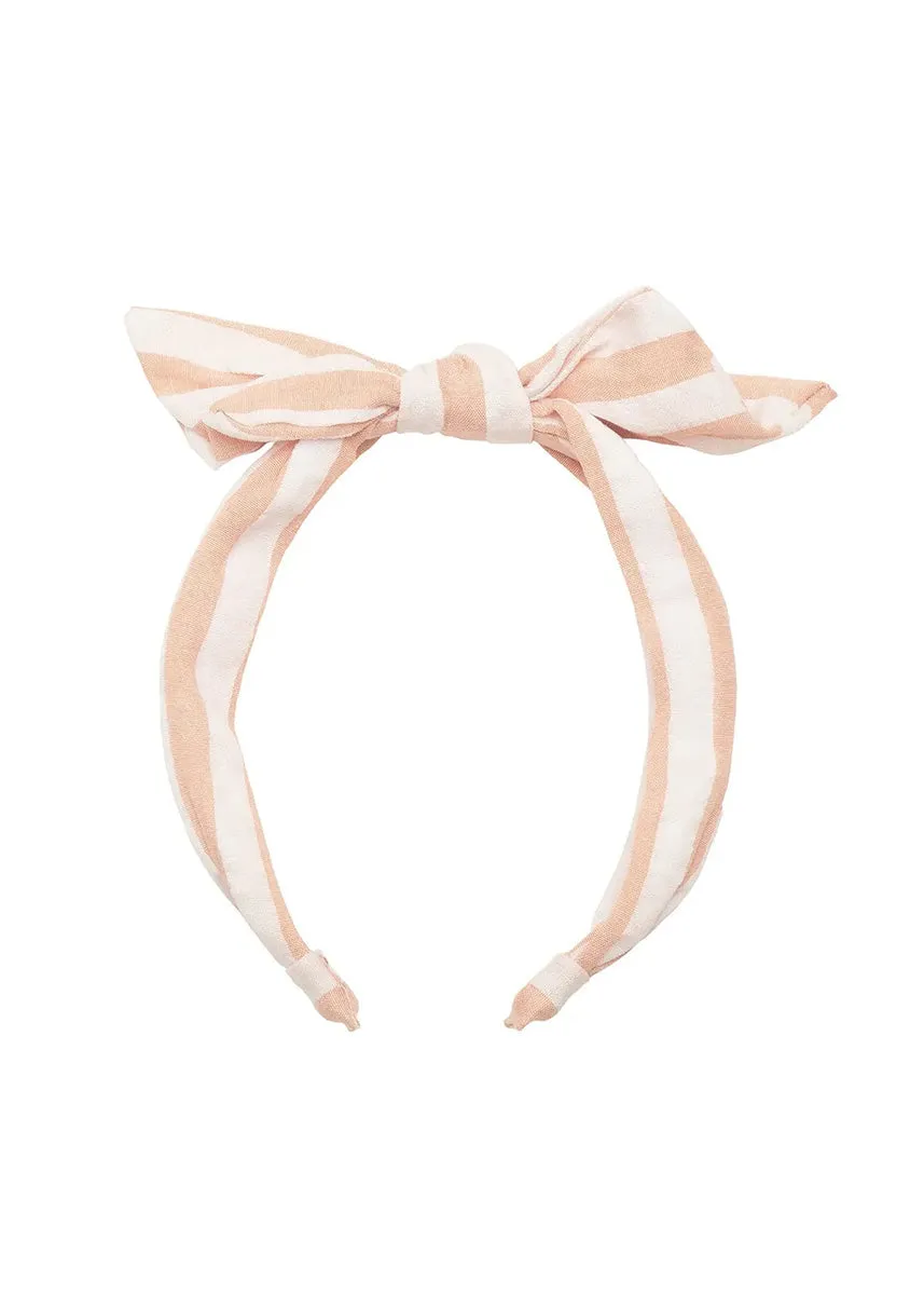 Wide Stripe Tie Headband
