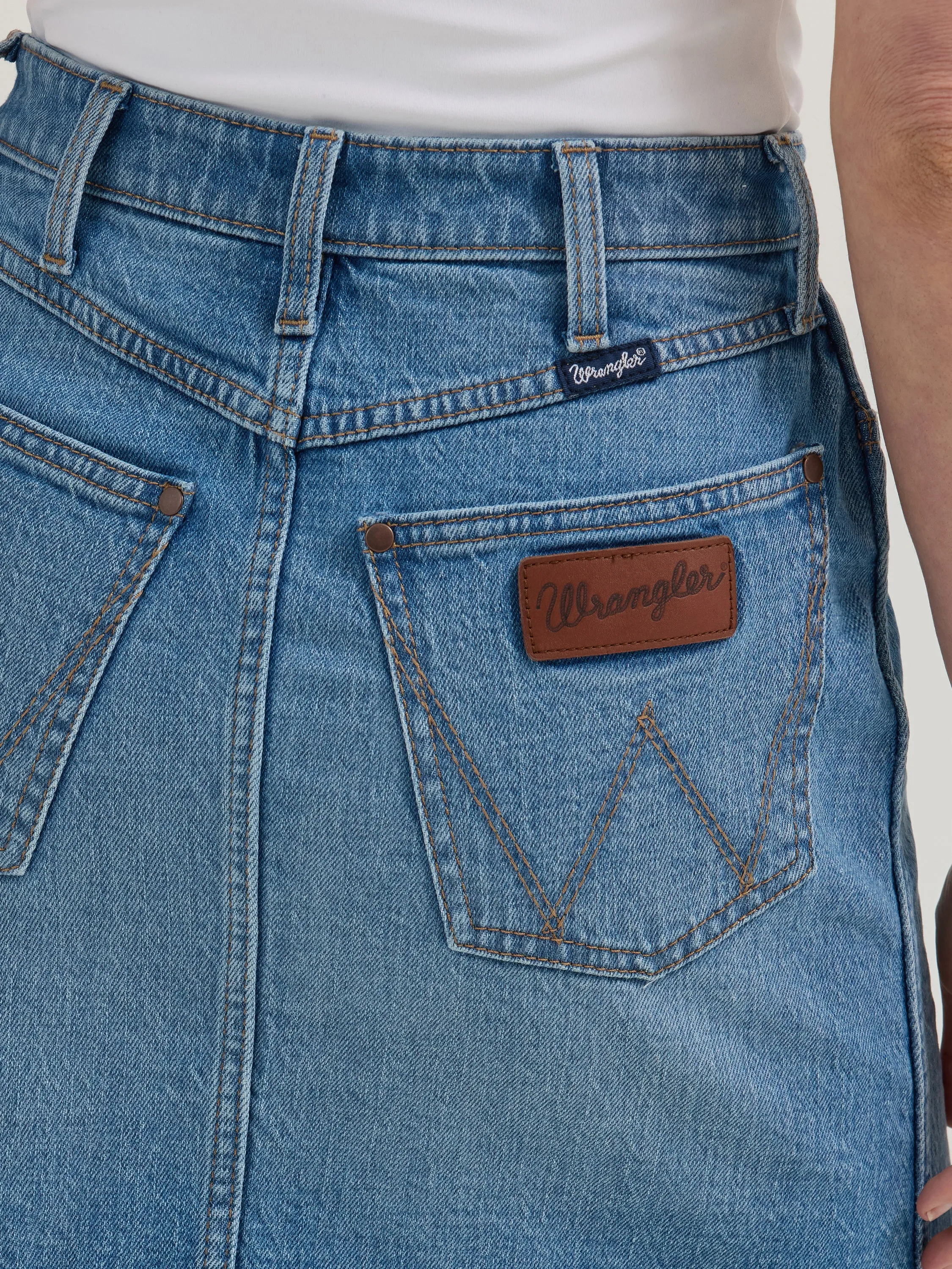 Women's Wrangler Retro Bailey Denim Skirt #112364627