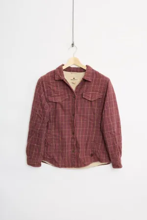 Woolrich fleece-lined flannel overshirt (M)