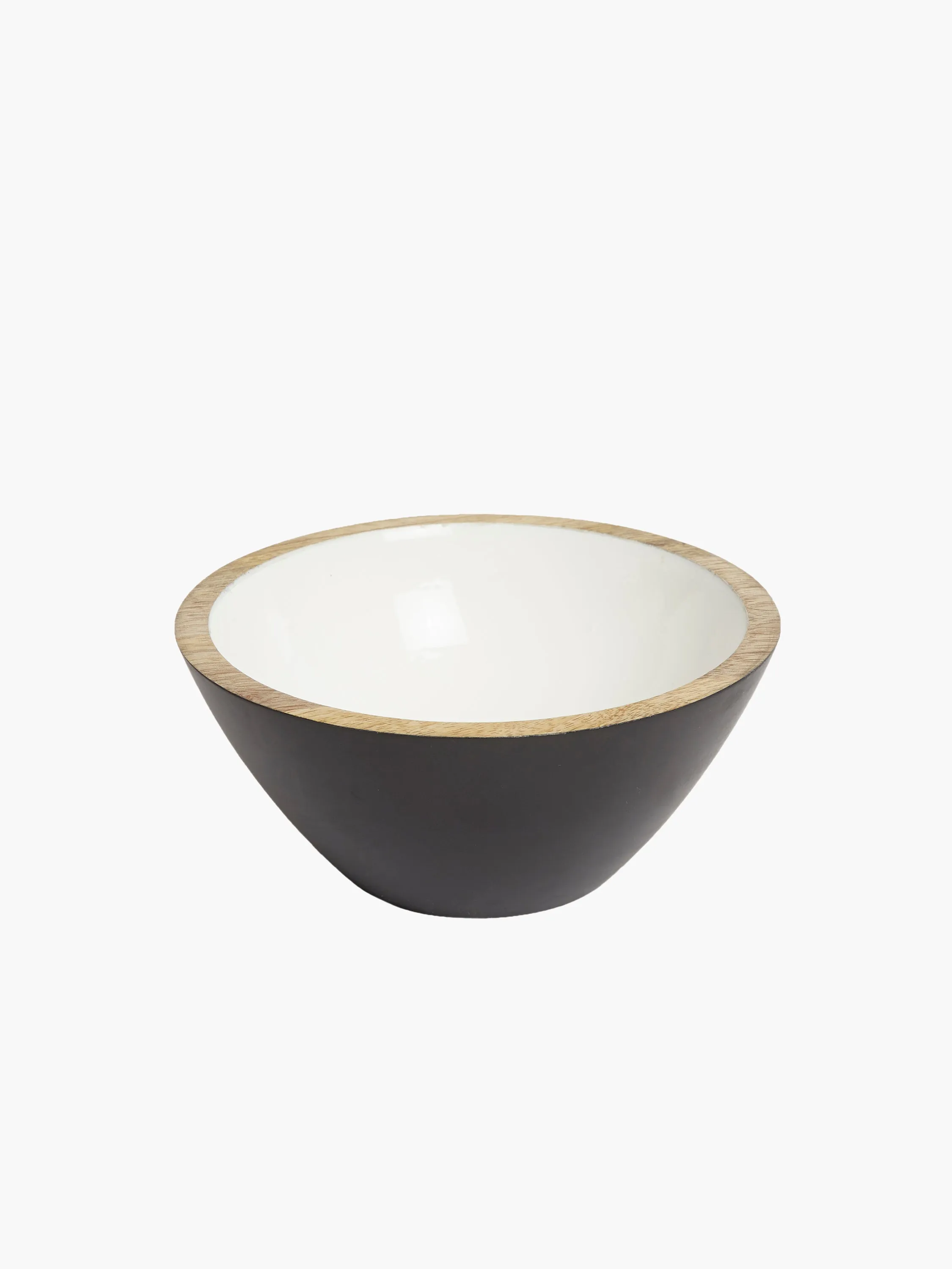 Yin Yang Large Wooden Bowl